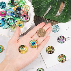 Flatback Glass Cabochons for DIY Projects&nbsp;GGLA-PH0005-09B