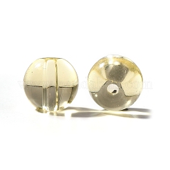 K9ガラス  模造オーストリアクリスタルビーズ  ラウンド  トウモロコシの穂の黄色  5.5x6mm  穴：1.2mm&nbsp;GLAA-R004-03O