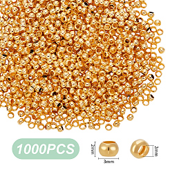 1000Pcs Brass Crimp Beads&nbsp;KK-UN0004-96