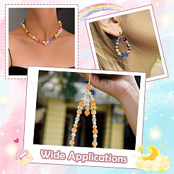 45Pcs 9 Colors Handmade Evil Eye Lampwork Beads&nbsp;LAMP-CJ0003-11