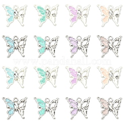 16Pcs 8 Styles Alloy Enamel Pendants&nbsp;FIND-YW0011-64