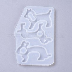 Dog & Rabbit Shape No Touch Door Opener Food Grade Silicone Molds&nbsp;DIY-K025-15