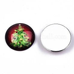 Glass Cabochons&nbsp;X-GGLA-S036-18B