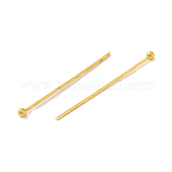 鉄球ヘッドピン  ゴールドカラー  30mm  ピン：0.7mm&nbsp;YS-TAC0003-04B-G