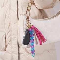 Chain Link Wristlet Keychain&nbsp;HJEW-SW00014-04