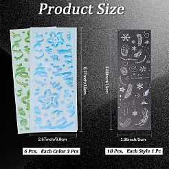 PET Waterproof Decorative Stickers&nbsp;DIY-CP0011-66