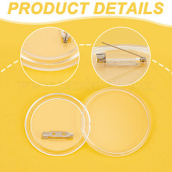 Acrylic Button Pin Badge&nbsp;TACR-WH0021-14B