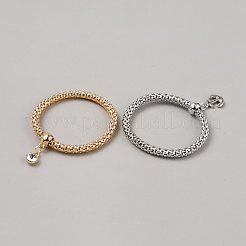 Brass & Alloy Jewelry Set with Rhinestone&nbsp;SJEW-F223-01
