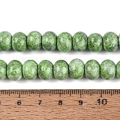 Opaque Baking Paint Glass Beads Strands&nbsp;GLAA-Q110-03A-11