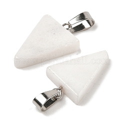 Natural White Jade Pendants&nbsp;G-B127-04P-05