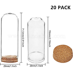 Glass Dome Cloche Cover&nbsp;AJEW-BC0005-86