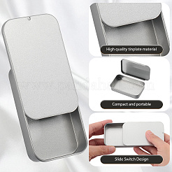 6Pcs Slide Top Tinplate Trinket Storage Boxes&nbsp;CON-SP0001-23F