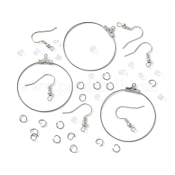 67Pcs 4 Styles 304 Stainless Steel Wire Pendants&nbsp;FIND-FS0002-29