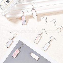 304 Stainless Steel Pendant Cabochon Settings&nbsp;STAS-UN0004-50P