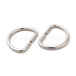Non-Tarnish 304 Stainless Steel D Rings&nbsp;STAS-L207-25P