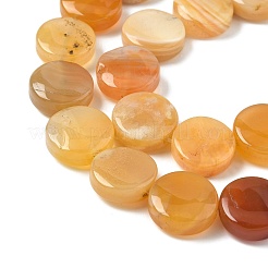 Natural Yellow Botswana Agate Beads Strands&nbsp;G-F790-H04-04