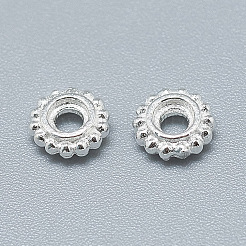925 Sterling Silver Granulated Spacer Beads&nbsp;STER-T002-73S