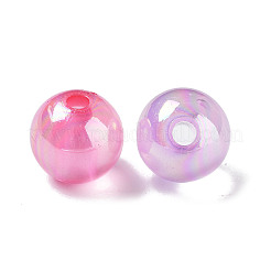 透明なアクリルビーズ  蓄光ビーズ  暗闇で光る  模造ゼリー  ラウンド  ミックスカラー  15.5x14.5mm  穴：4mm&nbsp;X-OACR-Z013-20