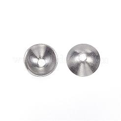 Tarnish Resistant 201 Stainless Steel Bead Caps&nbsp;STAS-F040-20G-P