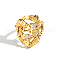 304 Stainless Steel Open Cuff Rings for Women&nbsp;VH1086