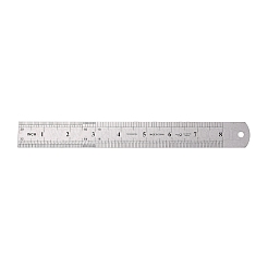 変色しにくいステンレススチール定規  MAX値：20のCM  最小値：1mm  グレー  230x26x1mm&nbsp;TOOL-D009-1