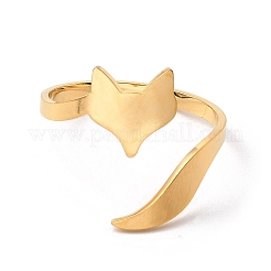 304 Stainless Steel Open Cuff Rings&nbsp;LS-RJEW-Q808-02F-G