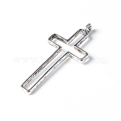 Tibetan Style Alloy Hollow Cross Pendants&nbsp;LS-EAA353Y
