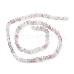 Gradient Color Electroplate Glass Bead Strands&nbsp;GLAA-E042-02C