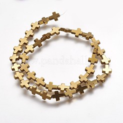 Non-magnetic Synthetic Hematite Beads Strands&nbsp;X-G-P218-17-01