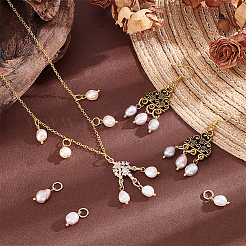 16Pcs 4 Colors Natural Freshwater Pearl Pendants&nbsp;PALLOY-PH01737