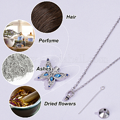Stainless Steel Urn Ashes Necklace&nbsp;NJEW-CN0001-05A