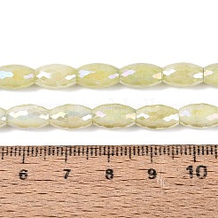 Anti-Tarnish Electroplate Glass Beads Strands&nbsp;EGLA-Q130-02A-07