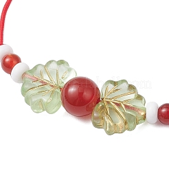 Natuarl Mixed Gemstone Bead Braided Bead Bracelets for Women&nbsp;BJEW-MZ00208