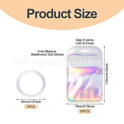 50Pcs Laser PP Resealable Bags&nbsp;OPP-TA0001-27A