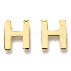 304ステンレススチールの文字チャーム  イニシャルチャーム  アルファベットチャーム  a～zの文字  11x6~12x0.8mm  穴：1mm&nbsp;STAS-P141