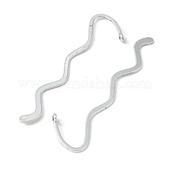 Zinc Alloy Wavy Bookmarks&nbsp;PALLOY-17-AS-FF-1