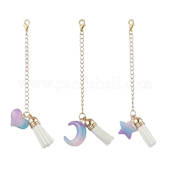 Resin Heart/Moon/Star Cup Charms&nbsp;HJEW-JM02071