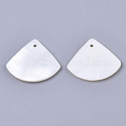 Natural Freshwater Shell Pendants&nbsp;X-SHEL-R047-19
