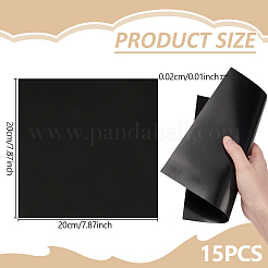 レーザー調光紙  レーザー彫刻テストフォーカス紙  正方形  ブラック  20x20x0.02cm&nbsp;LS-DIY-WH0591-508B