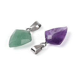 Natural & Synthetic Mixed Stone Pendants&nbsp;G-N349-18P