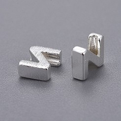 真鍮製チャーム  文字L  文字.z  5x4x2mm  穴：1mm&nbsp;LS-KK-P081-Z-S