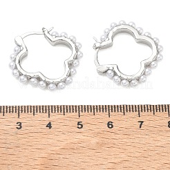 Brass Hoop Earrings for Women&nbsp;EJEW-A168-15P
