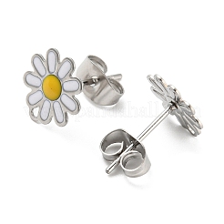 Non-Tarnish 304 Stainless Steel Stud Earrings&nbsp;STAS-B047-28P-01