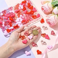 90Pcs 6 Styles Acrylic Beads&nbsp;MACR-YW0003-80