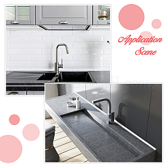 5M Silicone Collapsible Shower Threshold Water Dam&nbsp;AJEW-WH0709-118