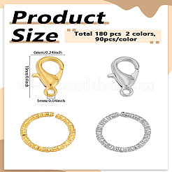Zinc Alloy Lobster Claw Clasps&nbsp;FIND-LP0003-59