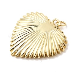 Heart Charms Brass Pendants&nbsp;KK-H529-62A-G