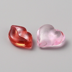 アクリル装飾  バレンタインデーのテーマ  レッド  19.5mm&nbsp;OACR-WH0042-01B