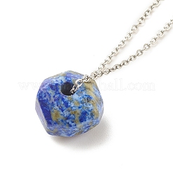 Natural Gemstone Pendant Necklace&nbsp;NJEW-JN03891