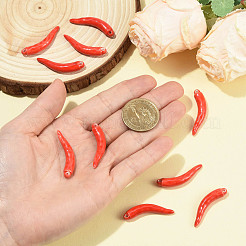10Pcs Handmade Porcelain Pendants&nbsp;PORC-FS0001-60